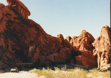 my car at Valley of Fire